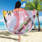 Australia Galah Beach Blanket Gumblossoms Golden Wattle Aboriginal Art