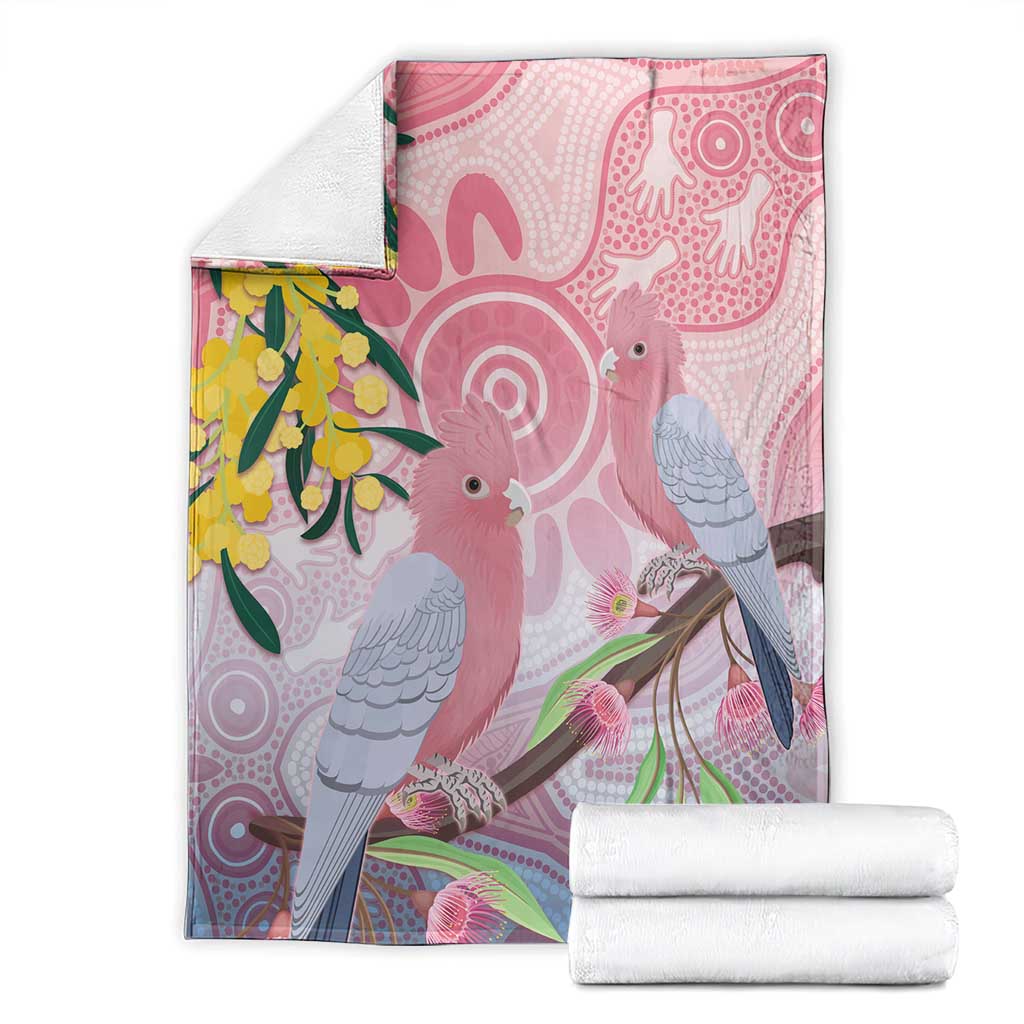 Australia Galah Blanket Gumblossoms Golden Wattle Aboriginal Art