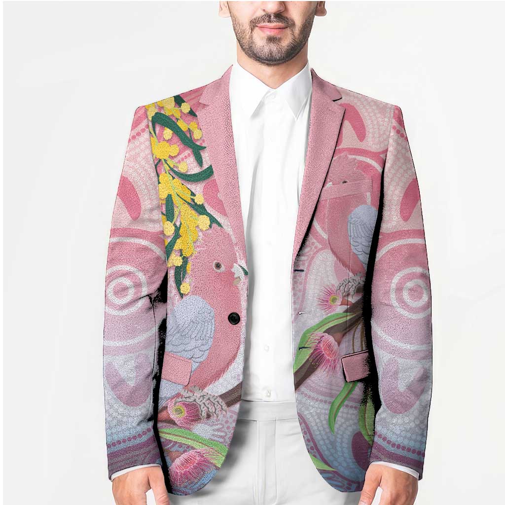 Australia Galah Blazer Gumblossoms Golden Wattle Aboriginal Art - Aussie Hoodie