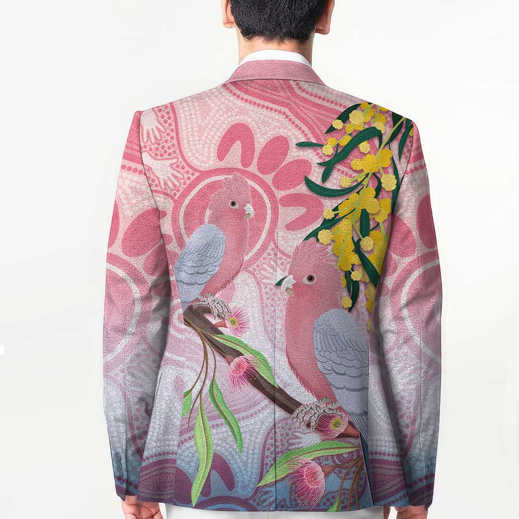 Australia Galah Blazer Gumblossoms Golden Wattle Aboriginal Art - Aussie Hoodie