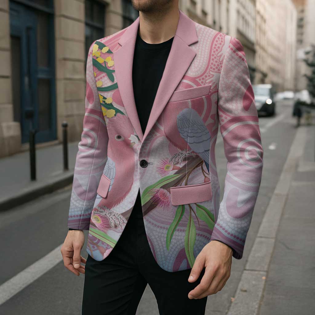 Australia Galah Blazer Gumblossoms Golden Wattle Aboriginal Art - Aussie Hoodie