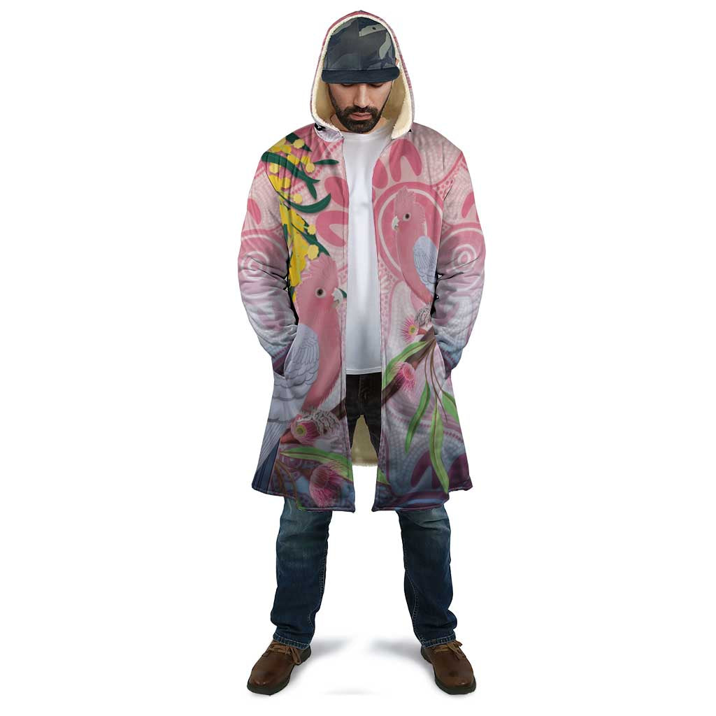 Australia Galah Cloak Gumblossoms Golden Wattle Aboriginal Art - Aussie Hoodie
