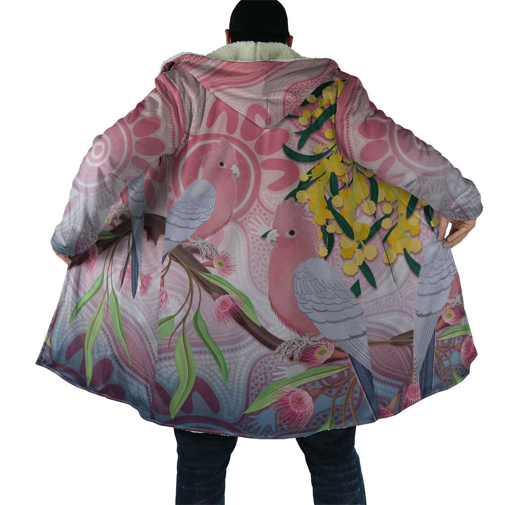 Australia Galah Cloak Gumblossoms Golden Wattle Aboriginal Art - Aussie Hoodie