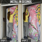 Australia Galah Door Cover Gumblossoms Golden Wattle Aboriginal Art - Aussie Hoodie
