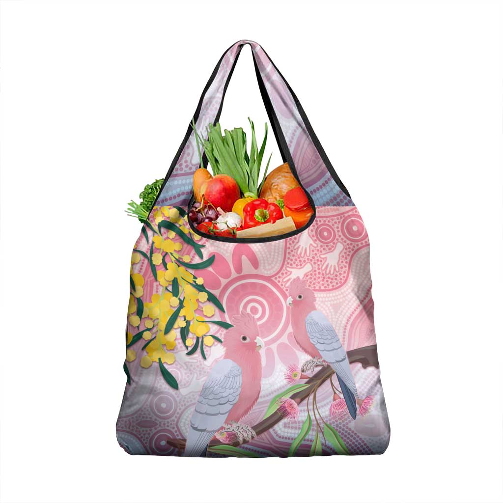 Australia Galah Grocery Bag Gumblossoms Golden Wattle Aboriginal Art