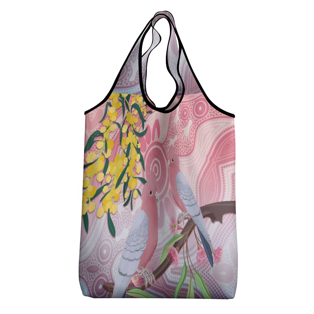 Australia Galah Grocery Bag Gumblossoms Golden Wattle Aboriginal Art