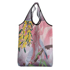 Australia Galah Grocery Bag Gumblossoms Golden Wattle Aboriginal Art