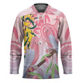 Australia Galah Hockey Jersey Gumblossoms Golden Wattle Aboriginal Art - Aussie Hoodie