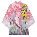 Australia Galah Kimono Gumblossoms Golden Wattle Aboriginal Art - Aussie Hoodie