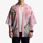 Australia Galah Kimono Gumblossoms Golden Wattle Aboriginal Art - Aussie Hoodie