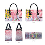 Australia Galah Leather Bag Gumblossoms Golden Wattle Aboriginal Art - Aussie Hoodie