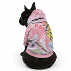 Australia Galah Pet Hoodie Gumblossoms Golden Wattle Aboriginal Art