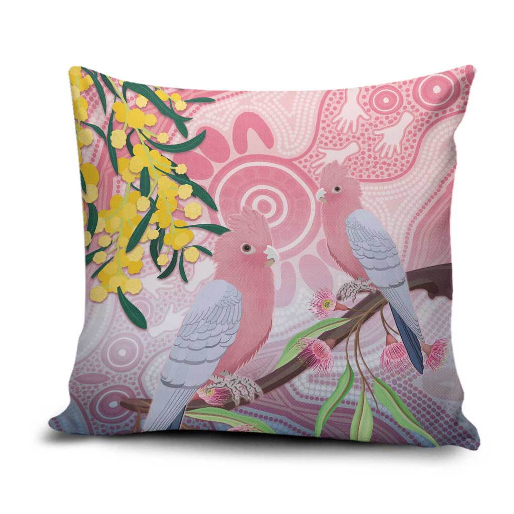 Australia Galah Pillow Cover Gumblossoms Golden Wattle Aboriginal Art - Aussie Hoodie