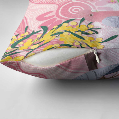 Australia Galah Pillow Cover Gumblossoms Golden Wattle Aboriginal Art - Aussie Hoodie