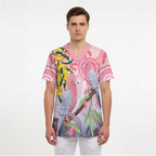 Australia Galah Scrub Top Gumblossoms Golden Wattle Aboriginal Art - Aussie Hoodie