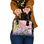 Australia Galah Shoulder Handbag Gumblossoms Golden Wattle Aboriginal Art
