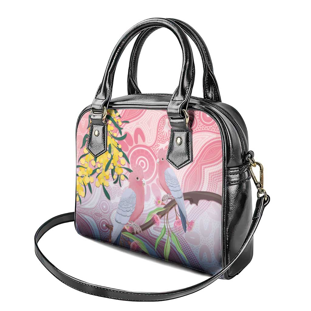 Australia Galah Shoulder Handbag Gumblossoms Golden Wattle Aboriginal Art