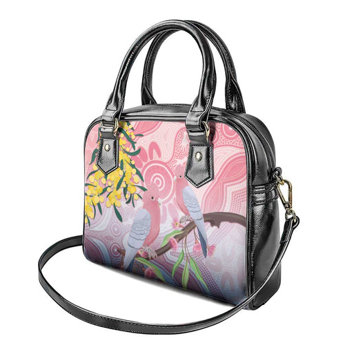 Australia Galah Shoulder Handbag Gumblossoms Golden Wattle Aboriginal Art