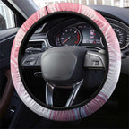 Australia Galah Steering Wheel Cover Gumblossoms Golden Wattle Aboriginal Art