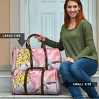 Australia Galah Travel Bag Gumblossoms Golden Wattle Aboriginal Art - Aussie Hoodie
