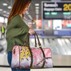 Australia Galah Travel Bag Gumblossoms Golden Wattle Aboriginal Art - Aussie Hoodie