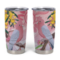 Australia Galah Tumbler Cup Gumblossoms Golden Wattle Aboriginal Art