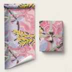 Australia Galah Wrapping Paper Gumblossoms Golden Wattle Aboriginal Art - Aussie Hoodie