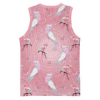 Galah and Gumblossoms Australia Basketball Jersey Seamless Style Aboriginal Art - Aussie Hoodie