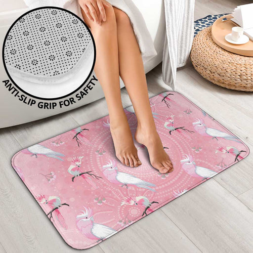 Galah and Gumblossoms Australia Bathroom Set Seamless Style Aboriginal Art - Aussie Hoodie