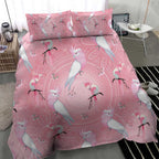 Galah and Gumblossoms Australia Bedding Set Seamless Style Aboriginal Art