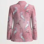 Galah and Gumblossoms Australia Blazer Seamless Style Aboriginal Art - Aussie Hoodie