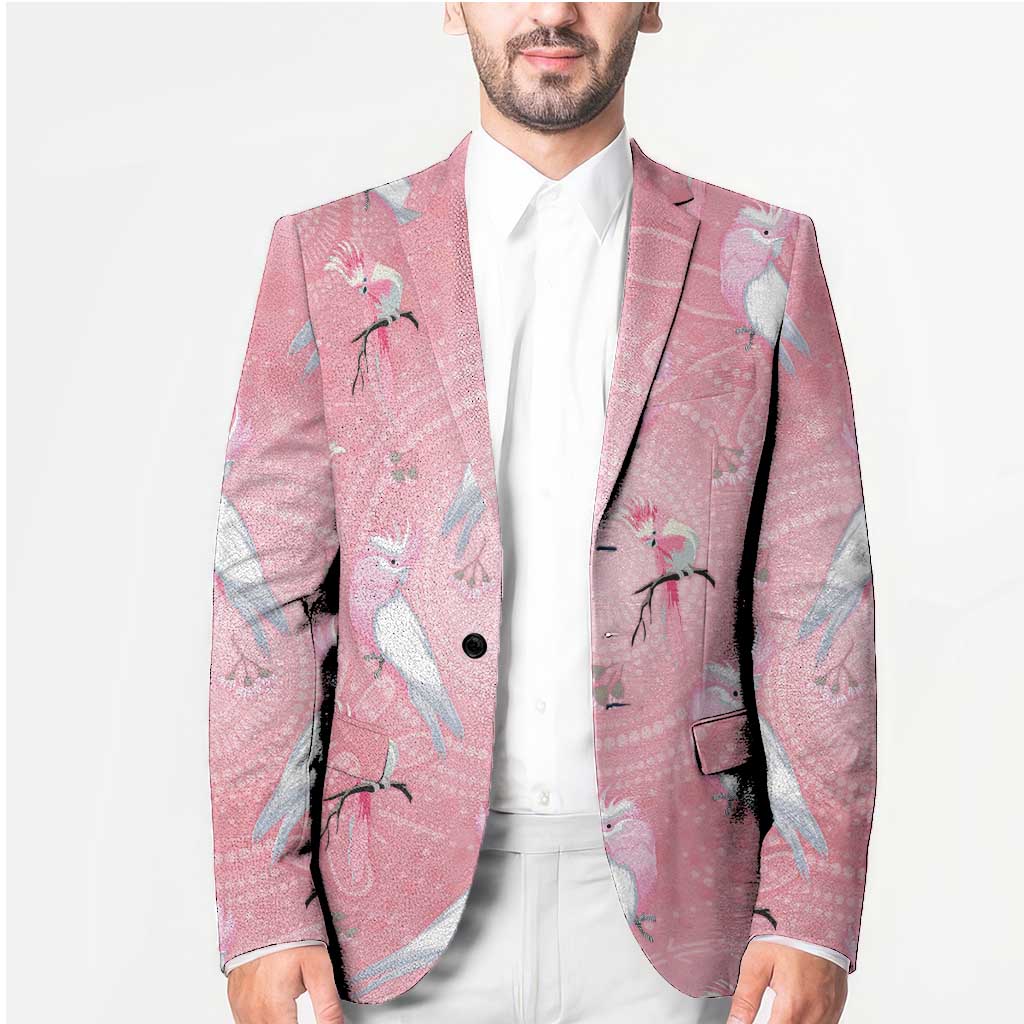 Galah and Gumblossoms Australia Blazer Seamless Style Aboriginal Art - Aussie Hoodie