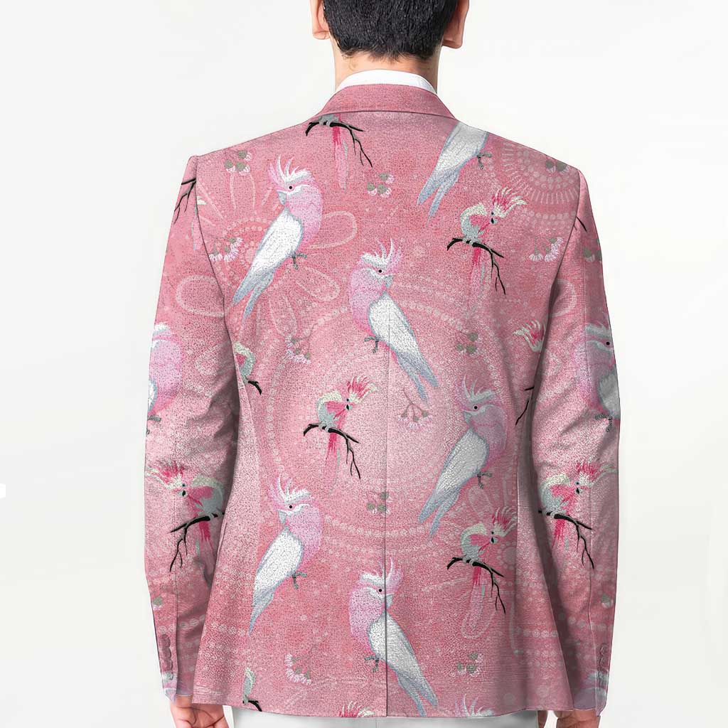 Galah and Gumblossoms Australia Blazer Seamless Style Aboriginal Art - Aussie Hoodie