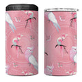 Galah and Gumblossoms Australia 4 in 1 Can Cooler Tumbler Seamless Style Aboriginal Art