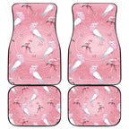 Galah and Gumblossoms Australia Car Mats Seamless Style Aboriginal Art