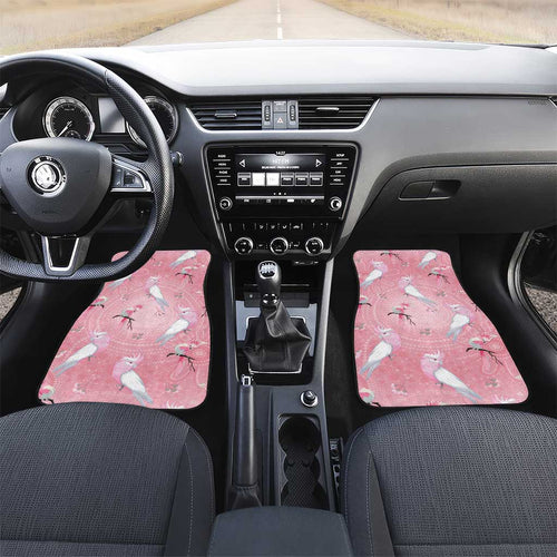 Galah and Gumblossoms Australia Car Mats Seamless Style Aboriginal Art