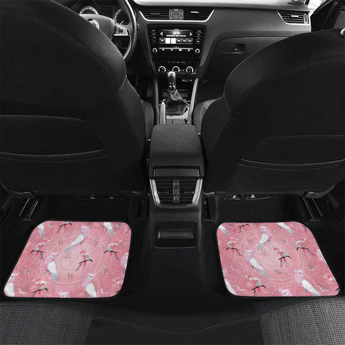 Galah and Gumblossoms Australia Car Mats Seamless Style Aboriginal Art