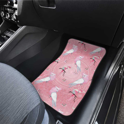 Galah and Gumblossoms Australia Car Mats Seamless Style Aboriginal Art