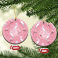 Galah and Gumblossoms Australia Ceramic Ornament Seamless Style Aboriginal Art - Aussie Hoodie