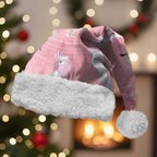 Galah and Gumblossoms Australia Christmas Santa Hat Seamless Style Aboriginal Art - Aussie Hoodie