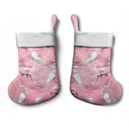 Galah and Gumblossoms Australia Christmas Stocking Seamless Style Aboriginal Art - Aussie Hoodie