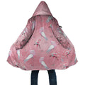 Galah and Gumblossoms Australia Cloak Seamless Style Aboriginal Art - Aussie Hoodie