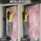 Galah and Gumblossoms Australia Door Cover Seamless Style Aboriginal Art - Aussie Hoodie