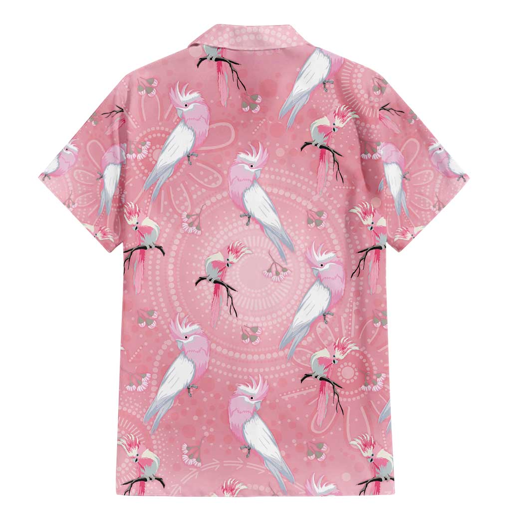 Galah and Gumblossoms Australia Family Matching Mermaid Dress and Hawaiian Shirt Seamless Style Aboriginal Art