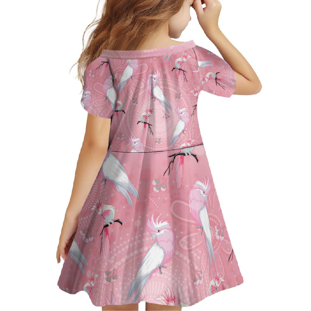 Galah and Gumblossoms Australia Family Matching Off Shoulder Maxi Dress and Hawaiian Shirt Seamless Style Aboriginal Art