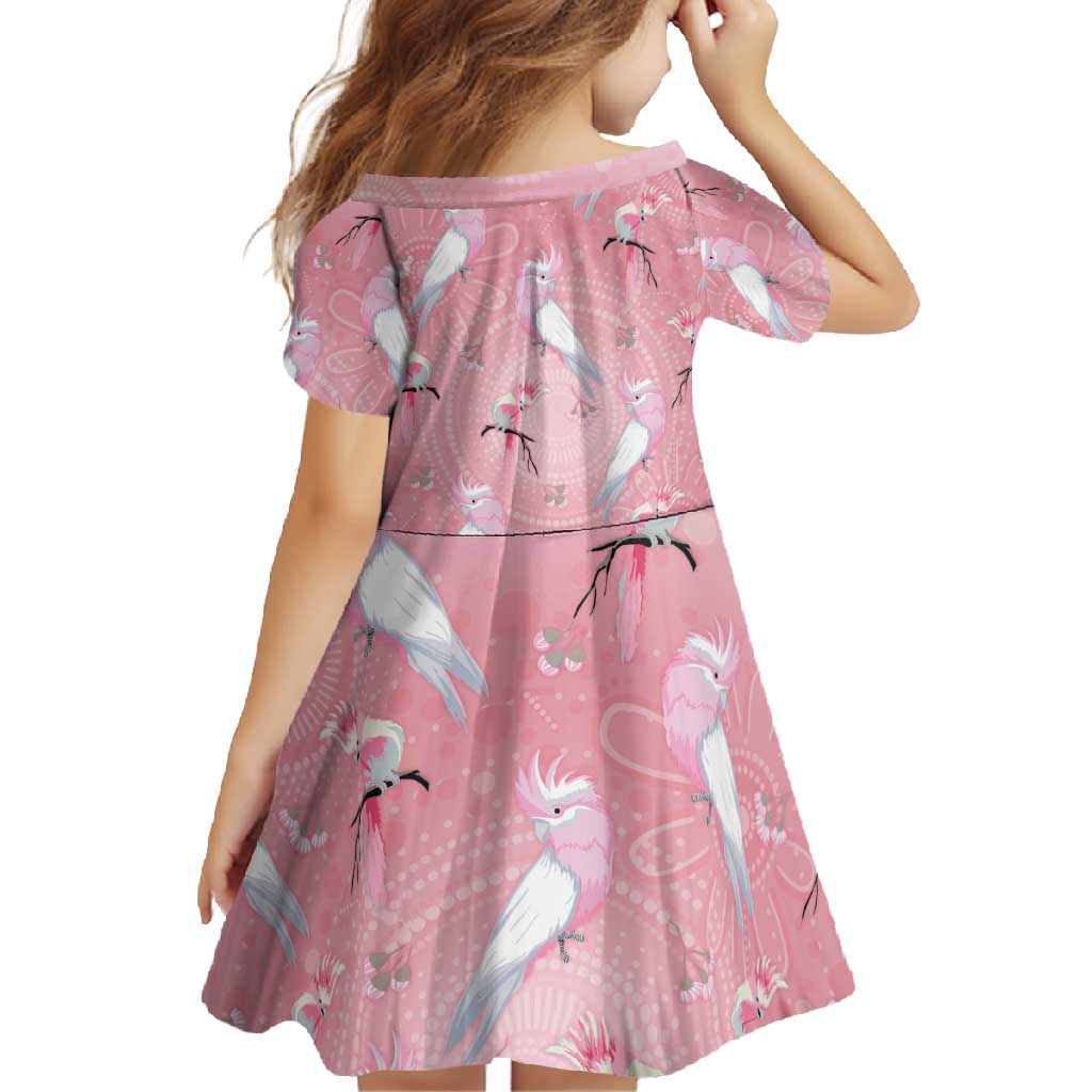 Galah and Gumblossoms Australia Family Matching Tank Maxi Dress and Hawaiian Shirt Seamless Style Aboriginal Art