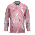 Galah and Gumblossoms Australia Hockey Jersey Seamless Style Aboriginal Art - Aussie Hoodie