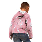 Galah and Gumblossoms Australia Kid Hoodie Seamless Style Aboriginal Art