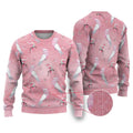Galah and Gumblossoms Australia Ugly Christmas Sweater Seamless Style Aboriginal Art - Aussie Hoodie