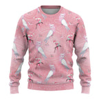 Galah and Gumblossoms Australia Ugly Christmas Sweater Seamless Style Aboriginal Art - Aussie Hoodie